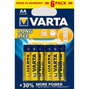 Baterie VARTA Longlife Extra LR6/AA 6szt