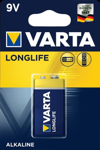 Baterie VARTA Longlife Extra 6LR61/PP3 9V 1szt - 969775