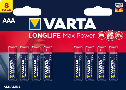 Baterie VARTA LONGLIFE MAX POWER AAA 1.5V 8 szt - 969796