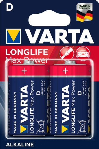 Baterie VARTA LONGLIFE MAX POWER D 1.5V 2 szt - 969801