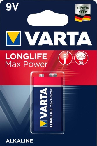 Baterie VARTA LONGLIFE MAX POWER 9V 1 szt - 969802
