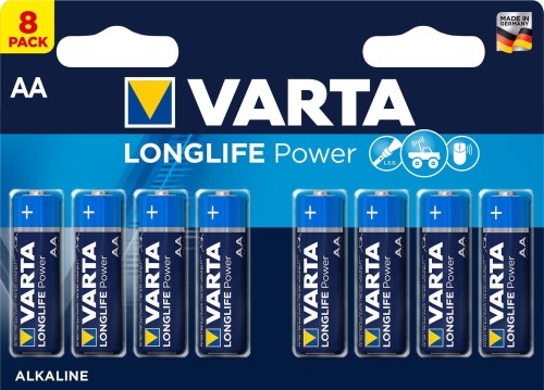 Baterie VARTA LONGLIFE POWER AA 1.5V 8 szt - 969806