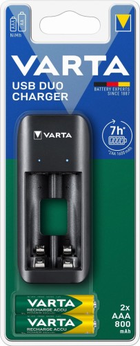Ładowarka akumulatorków VARTA VALUE USB DUO BLI 1 + 2 x AAA 800 mAh 56703 - 969831