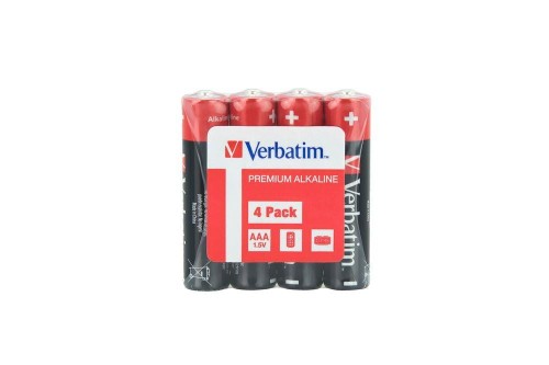 Bateria Verbatim LR3 AAA (4 szt) shrink - 676186