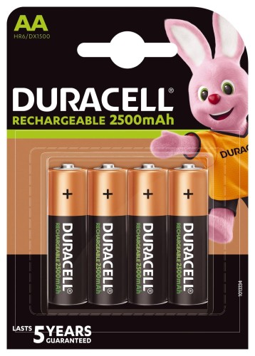 Zestaw akumulatorków Duracell (2500mAh ; Ni-MH) - 720464