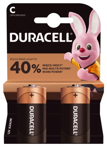 Zestaw baterii alkaliczne Duracell (x 2) - 821243