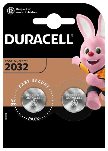 Zestaw baterii litowe Duracell DL 2032 (x 2) - 821232