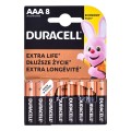 Zestaw baterii alkaliczne Duracell (x 8) - 1148971