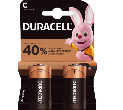 Zestaw baterii alkaliczne Duracell (x 2) - 1313480