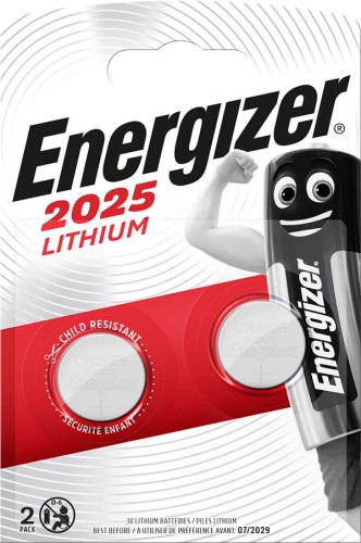 ENERGIZER BATERIE SPECJALISTYCZNE CR2025 2 SZTUKI - 1013774