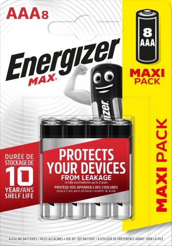 BATERIE ENERGIZER MAX AAA LR03 8 SZTUK OLD - 1013763