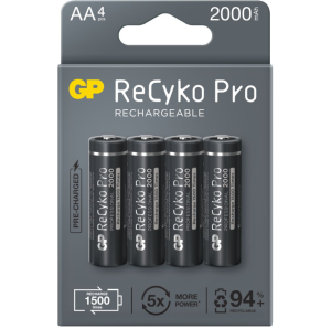 Akumulatorki AA / R6 GP ReCyko Pro Ni-MH 2000mAh blister 4 sztuki