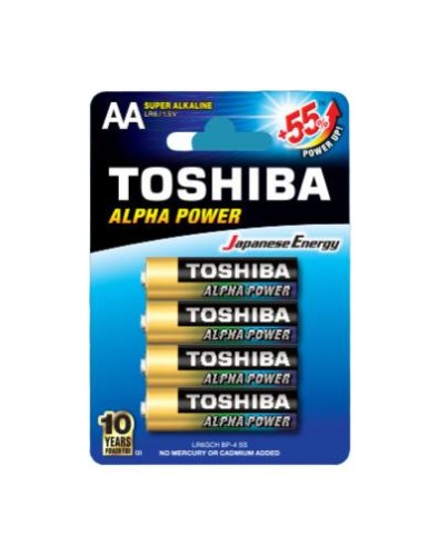 Baterie alkaliczne Toshiba LR6GCH BP-4 (4 szt) - 821241