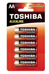 Baterie Toshiba RED ALKALINE LR6GCA BP-6C LR6  PROMOPACK 4+2