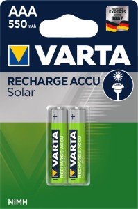 Zestaw akumulatorów VARTA Solar 56733101402 (550mAh ; Ni-MH)