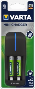Ładowarka Varta Mini Charger + 2 akumulatorki AAA 800mAh