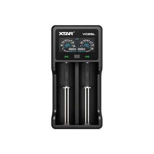 XTAR ŁADOWARKA DO AKUMULATORÓW CYLINDRYCZNYCH LI-ION / NI-MH / NI-CD 18650 VC2SL - 1013895