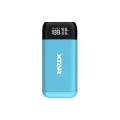 XTAR ŁADOWARKA/POWERBANK DO AKUMULATORÓW CYLINDRYCZNYCH LI-ION 18650/20700/21700 NIEBIESKI PB2S - 1013845