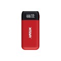 XTAR ŁADOWARKA/POWERBANK DO AKUMULATORÓW CYLINDRYCZNYCH LI-ION 18650/20700/21700 CZERWONY PB2S - 1013859