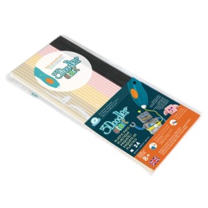 Wkład 3Doodler ECO-MIX6 (2.5 mm; brązowy, czarny, niebieski, Pink)