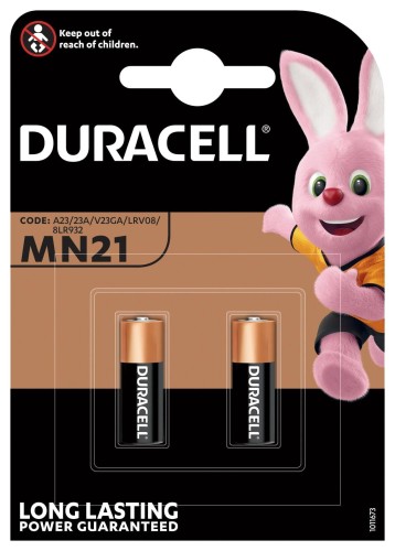 Zestaw baterii alkaliczne Duracell MN 21 (x 2) - 720564
