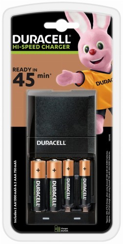 Ładowarka DURACELL do akumulatorów CEF27 + aku 4szt - 720640
