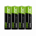 GREEN CELL AKUMULATORKI PALUSZKI 4X AA R6 2600MAH - 1013671