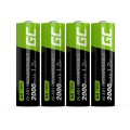 GREEN CELL AKUMULATORKI PALUSZKI 4X AA R6 2000MAH - 1322841