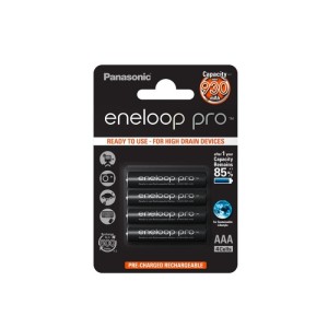 Akumulatorki Eneloop Pro Panasonic AAA 900mAh 4 SZT