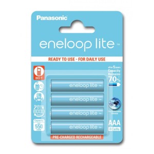 Akumulatorki Eneloop Panasonic Lite AAA 550mAh 4 SZT