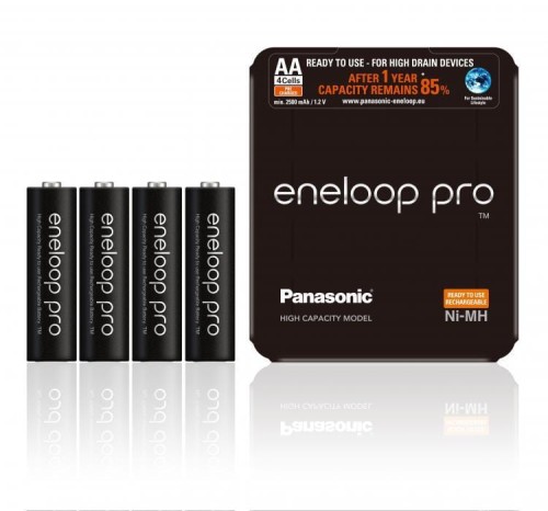 Akumulatorki Eneloop Pro Panasonic AA 2500 mAh 4 SZT. Sliding Pack - 675782