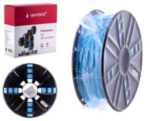 GEMBIRD FILAMENT PLA 1.75MM, 1KG, KOLOR JASNY NIEBIESKI
