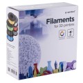 GEMBIRD FILAMENT PLA 1.75MM, 1KG, KOLOR SREBRNY - 1027767