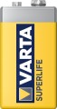 Bateria cynkowo-węglowe VARTA Superlife 9V 6F22 (Zn-C; x 1) - 720521
