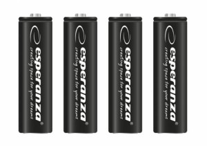 Akumulatorki AA Esperanza 2600mAh 4szt. czarne
