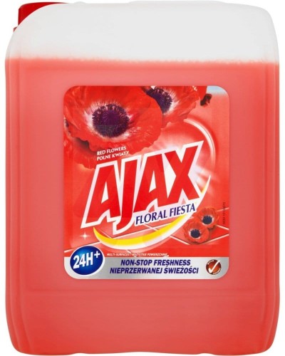 AJAX Płyn uniwersalny do mycia Floral Czerwony 5L - 1015868