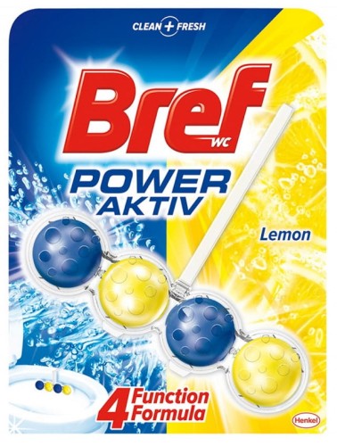 BREF Zawieszka do WC Power Aktiv Cytryna 50g - 1015812