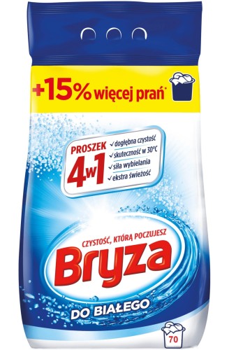 BRYZA Proszek do prania  4w1 do Białego 4,55kg - 904327