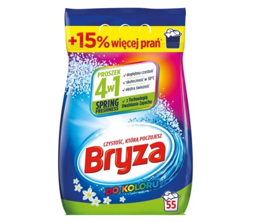 BRYZA  4w1 proszek SPRING FRESHNESS Kolor 3,575kg / 55 prań - 1015776