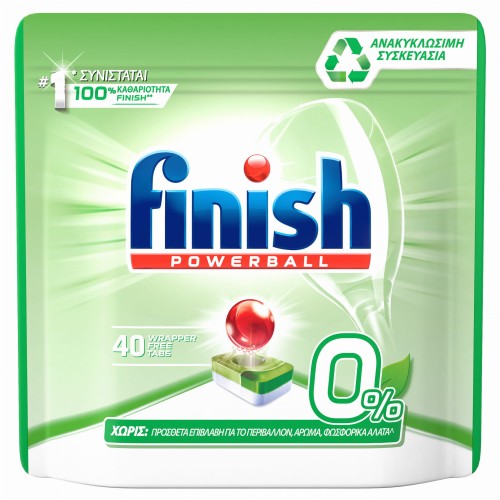 FINISH Tabletki do Zmywarki All-in-1 0% 40szt - 1015788
