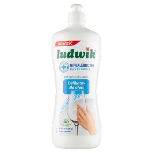 LUDWIK Płyn do mycia naczyń Hipoalerg 900g - 1015879