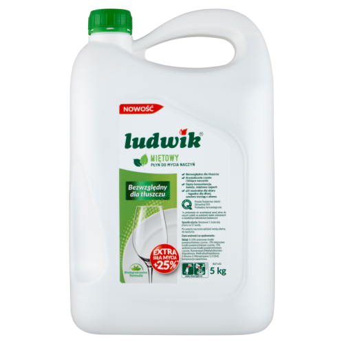 LUDWIK Płyn do mycia naczyń Mięta 5kg - 1015887