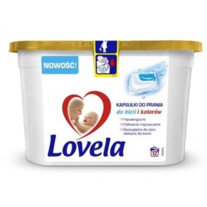 LOVELA Baby Kapsułki do prania Biały i Kolor 12szt.