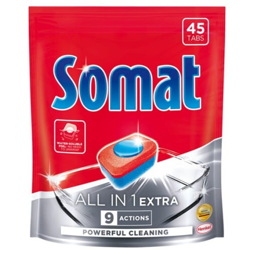 SOMAT Tabletki do zmywarki All-in-1 Extra 45szt - 1015780