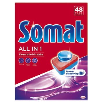 SOMAT Tabletki do zmywarki All-in-1  48szt - 1015782
