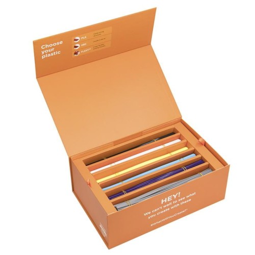 3DOODLER CREATE LEARNING PACKS FILAMENT ABS/PLA/FLEXY 3MM, 1200 SZTUK, 12 KOLORÓW - 907021