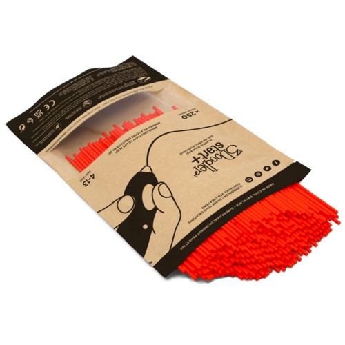 3DOODLER START FILAMENT ECO 2.5MM, 250 SZTUK, CHERRY RED, 3DS-ECO03-RED-250 - 907162