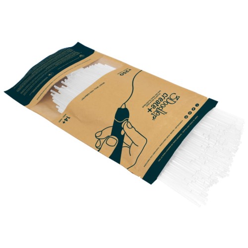3DOODLER CREATE I PRO FILAMENT PLA 3MM, 250 SZTUK, SNOW WHITE, PL06-SNOW-250 - 907251