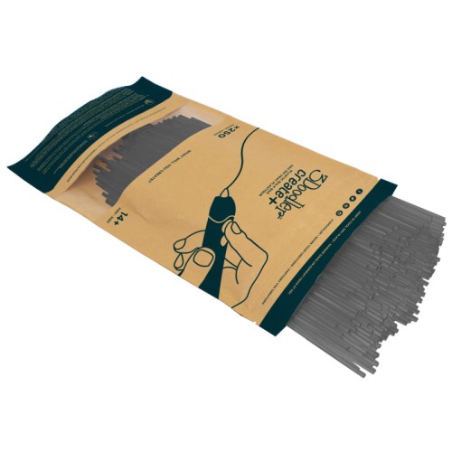 3DOODLER CREATE I PRO FILAMENT PLA 3MM, 250 SZTUK, FOGGY DAY GREY, PL27-FGGY-250 - 907256