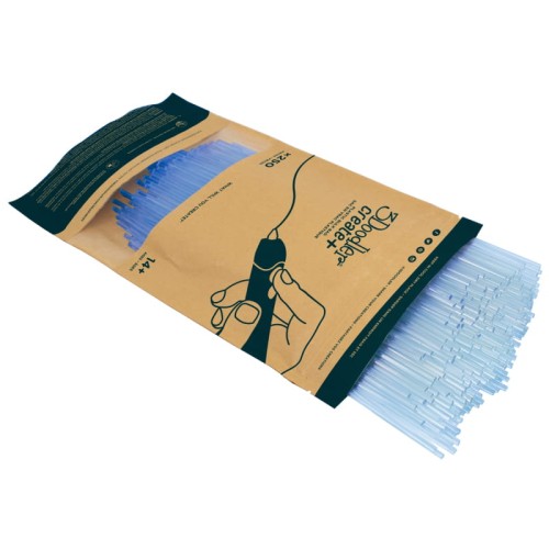 3DOODLER CREATE I PRO FILAMENT PLA 3MM, 250 SZTUK, CLEARLY BLUE, PL14-CLBL-250 - 907266